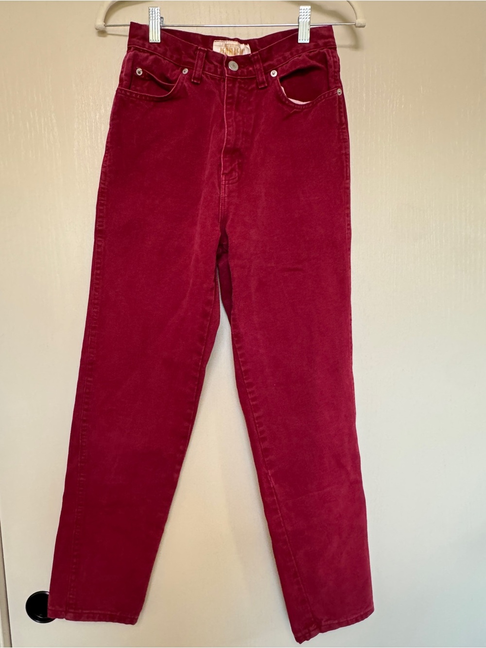 Vintage women’s jordache Jeanjer Jeans in Deep Red